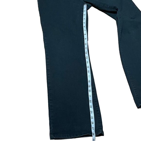 Levi’s Perfectly Slimming 512 Boot Cut Black Jeans 12 Short 28” inseam - Picture 6 of 14